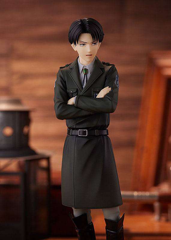 Attack on Titan Pop Up Parade PVC Statue Levi Dark Color Ver. (Damaged Box) by LAB7 Malta, Europe