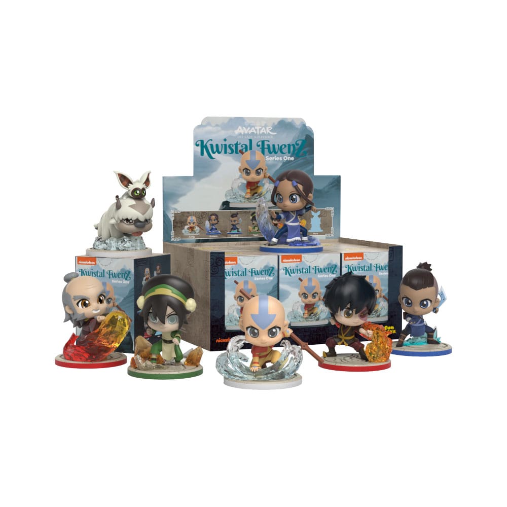 Avatar The Last Airbender Kwistal Blind Box Display (6 Figures) by LAB7 Malta, Europe