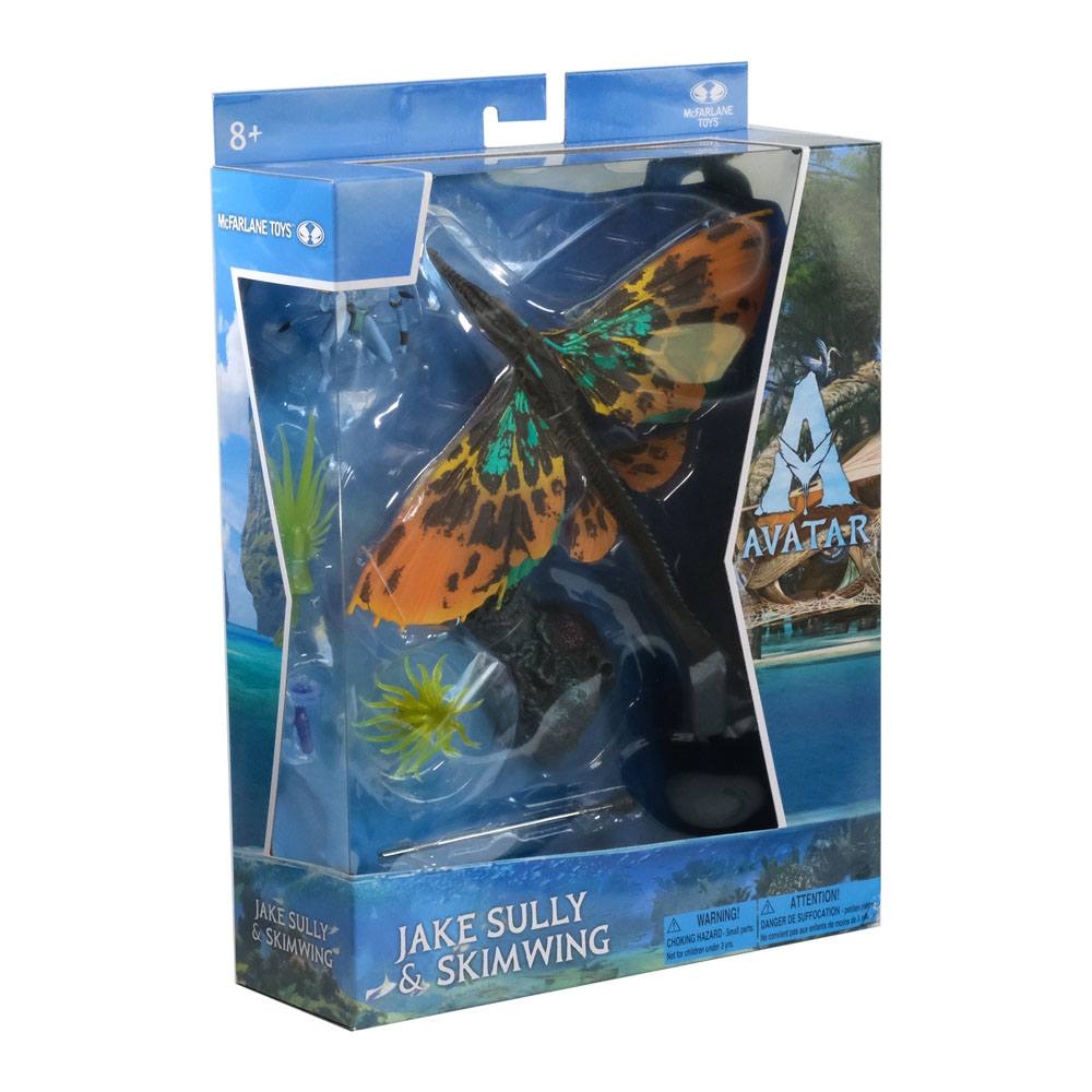 Avatar: The Way of Water Deluxe Large Action Figures Jake Sully & Skimwing by LAB7 Malta, Europe