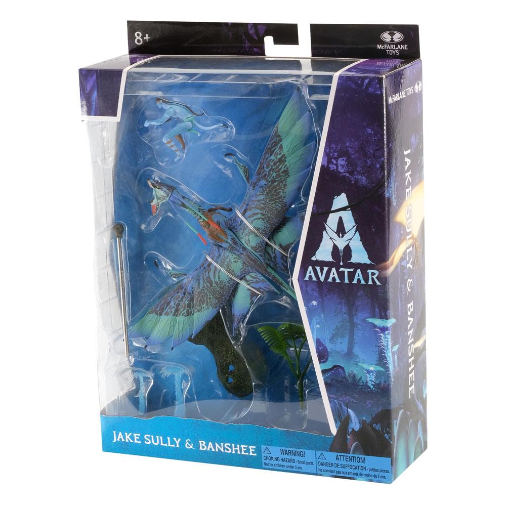 Avatar W.O.P Deluxe Large Action Figures Jake Sully & Banshee by LAB7 Malta, Europe