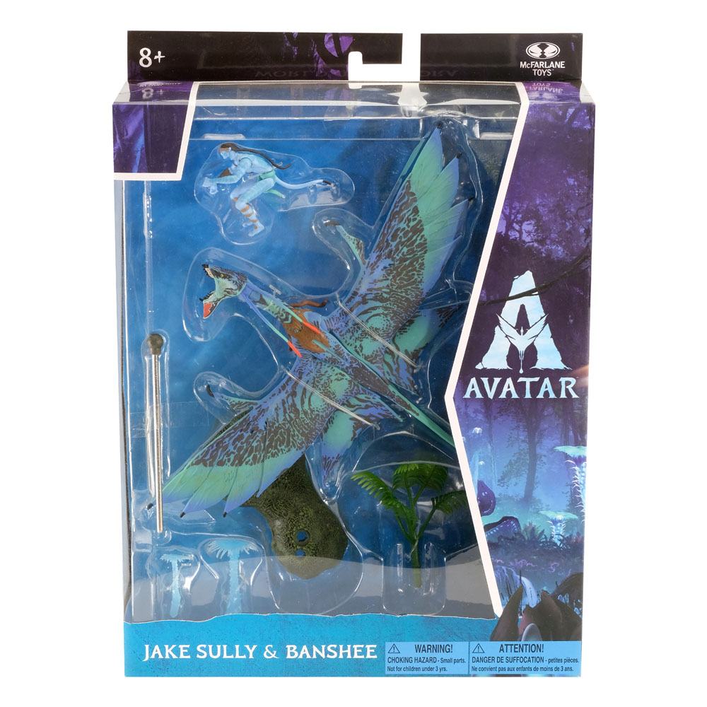 Avatar W.O.P Deluxe Large Action Figures Jake Sully & Banshee by LAB7 Malta, Europe