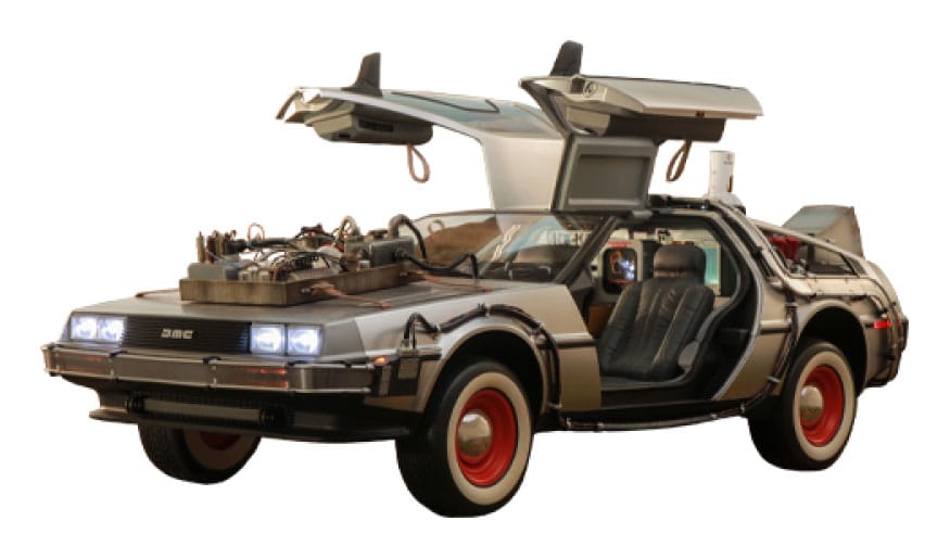 Back to the Future III Movie Masterpiece Vehicle 1/6 DeLorean Time Machine 72 cm by LAB7 Malta, Europe