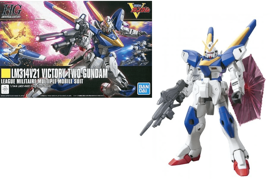Bandai - Bandai HGUC 1/144 Victory Two Gundam LM314V21 Model Kit