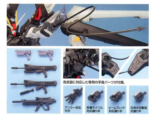 Bandai - Bandai MG 1/100 Strike Noir Gundam Model Kit – SEED Stargazer