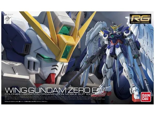 Bandai - Bandai RG Wing Gundam Zero EW Real Grade Model Kit 13 cm