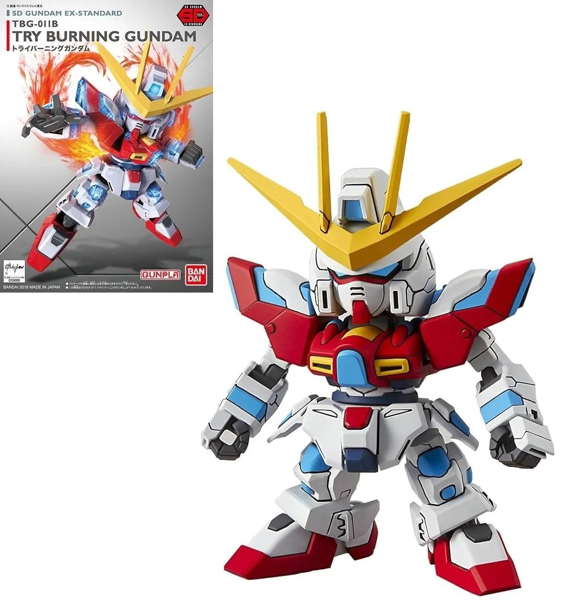 Bandai - Bandai SD Gundam EX Standard Try Burning Model Kit