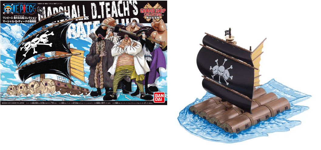 Bandai ONE PIECE Model Kit - Ship - Marshall D. Teach by LAB7 Malta, Europe