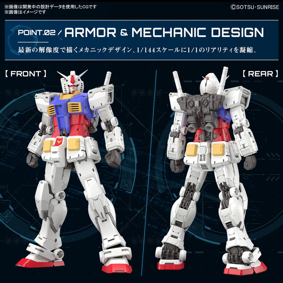 Bandai RG RX - 78 - 2 Gundam 1/144 Scale Model Kit by LAB7 Malta, Europe