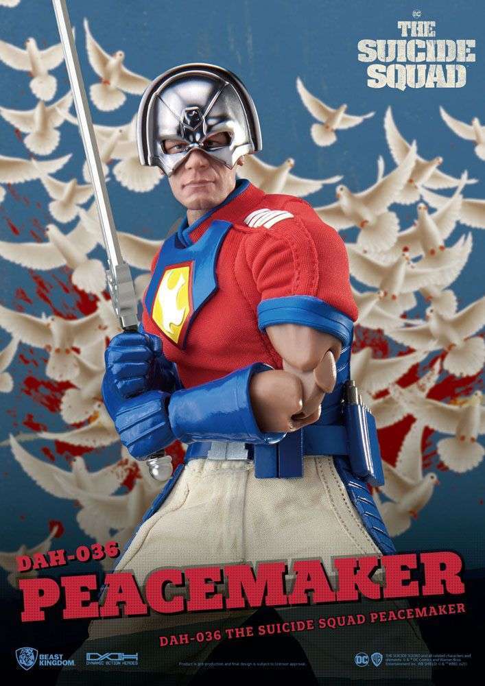 Beast Kingdom The Suicide Squad Dynamic 8ction Heroes Action Figure 1/9 Peacemaker 20 cm by LAB7 Malta, Europe