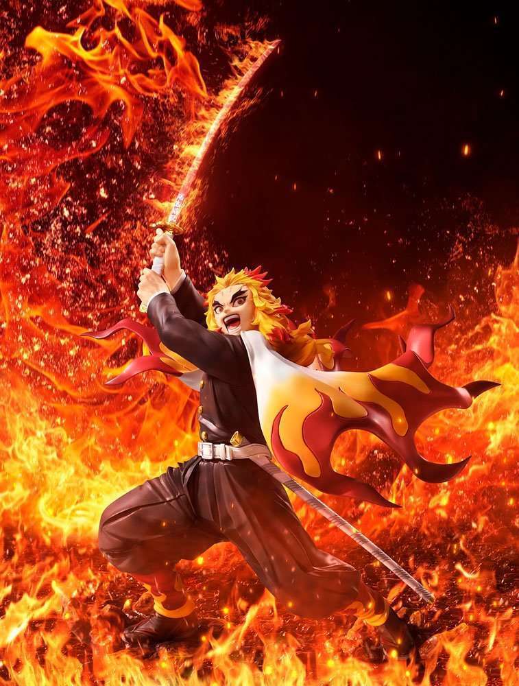 Bellfine Demon Slayer: Kimetsu no Yaiba Statue 1/8 Kyojuro Rengoku 33 cm by LAB7 Malta, Europe