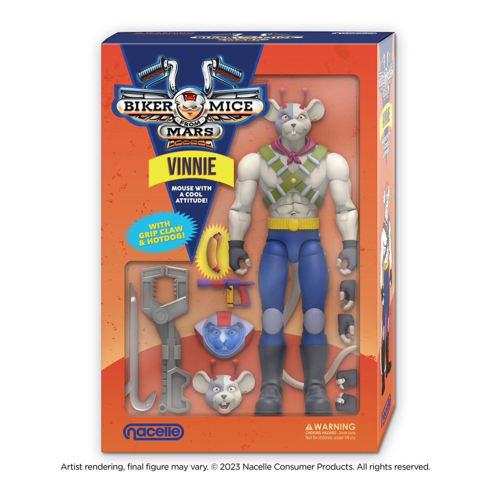 Buy Biker Mice From Mars - Vinnie Action Figure 17 cm – Fast Delivery Across Malta & Europe