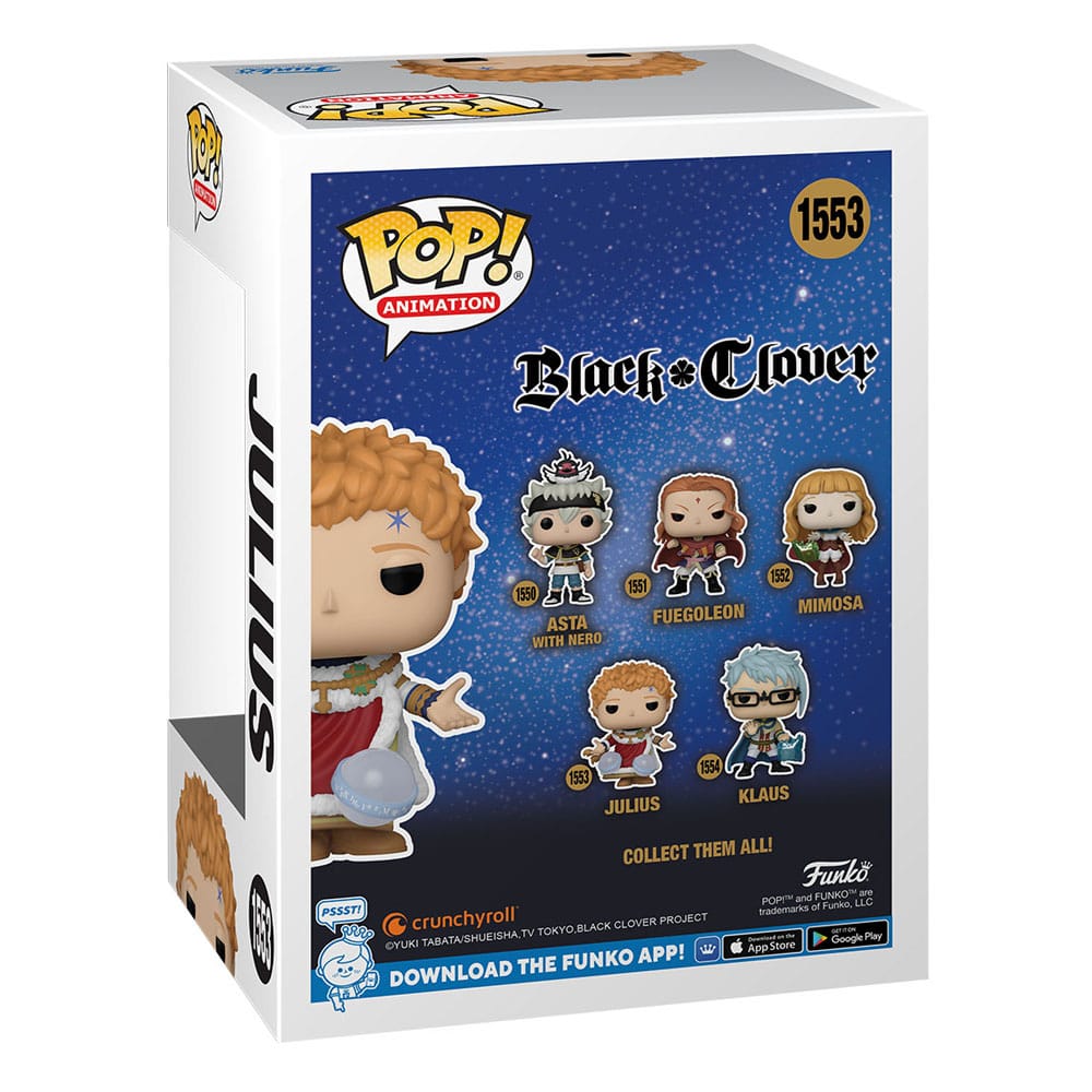 Black Clover POP! Animation Vinyl Figure Julius 9 cm by LAB7 Malta, Europe