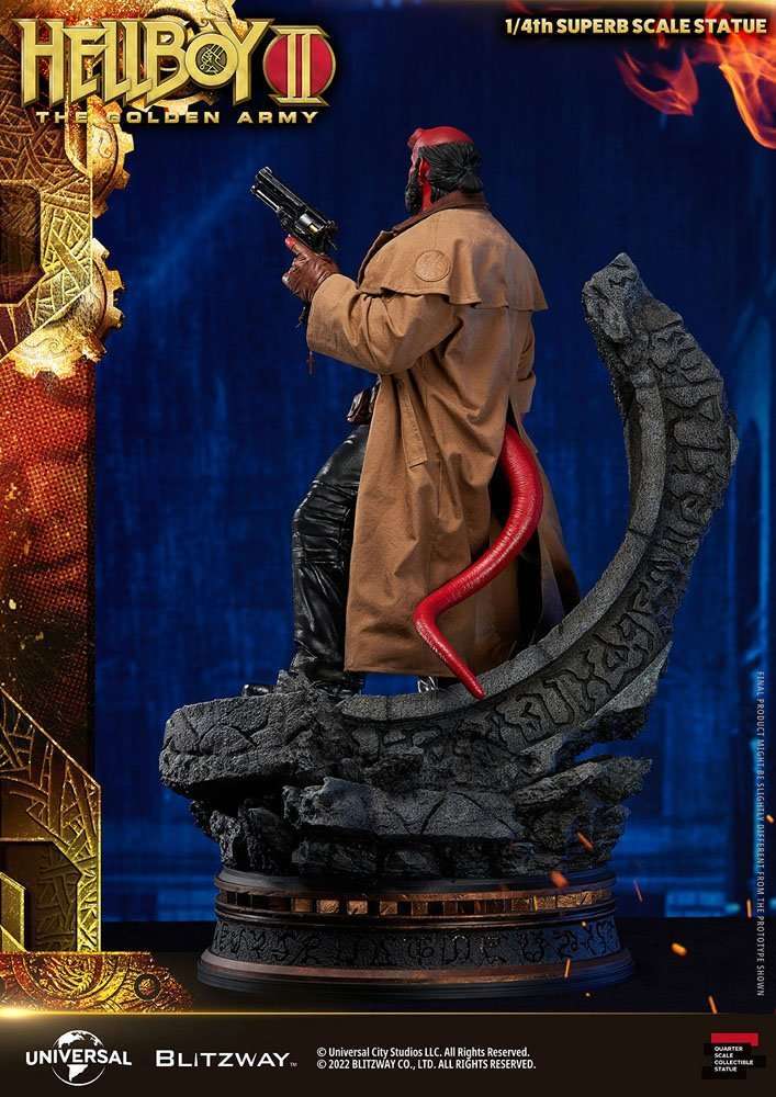 Blitzway Hellboy II: The Golden Army Superb Statue 1/4 Hellboy 70 cm by LAB7 Malta, Europe