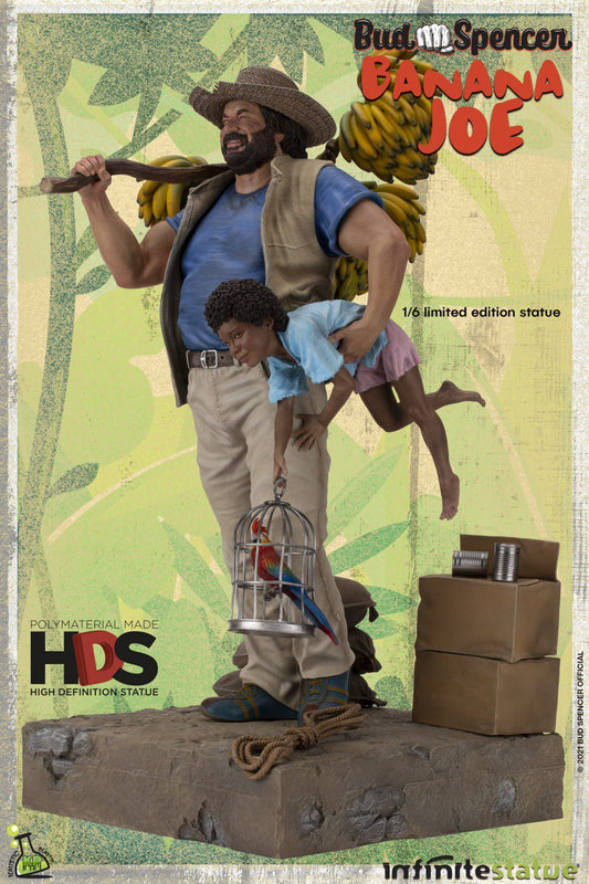 Bud Spencer As Banana Joe Old & Rare 1/6 Resin Statue by LAB7 Malta, Europe