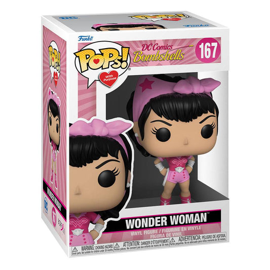 DC Bombshells - Wonder Woman Breast Cancer Awareness Pop! 167 by LAB7 Malta, Europe