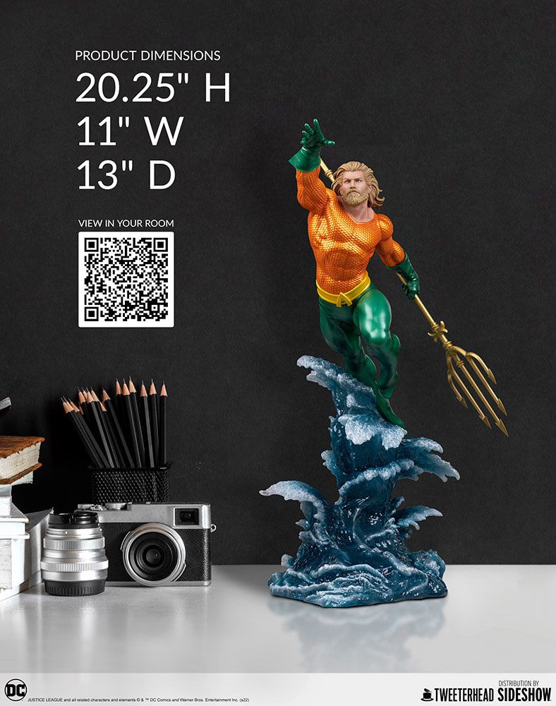 DC Comics Maquette 1/6 Aquaman 51 cm by LAB7 Malta, Europe