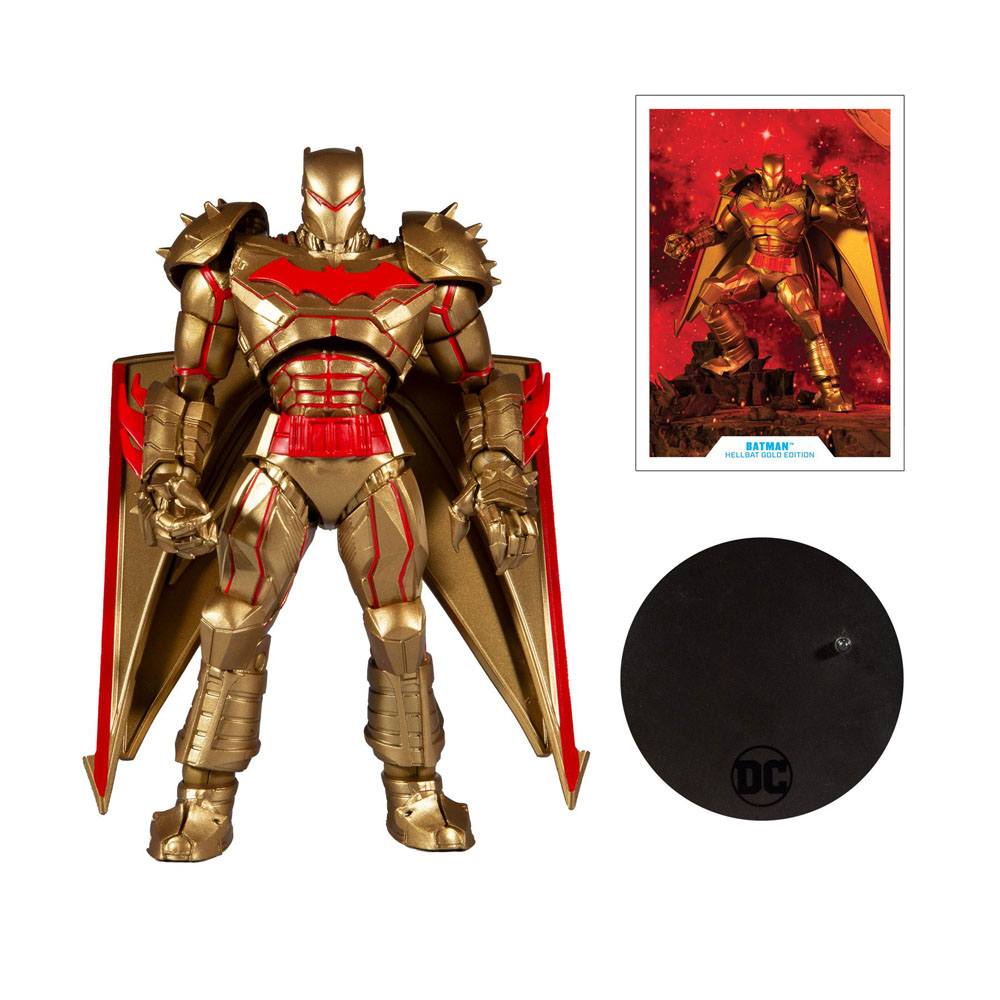 DC Multiverse Action Figure Batman Hellbat Suit (Gold Edition) 18 cm by LAB7 Malta, Europe