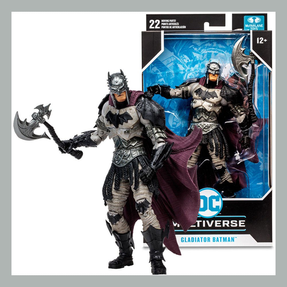 DC Multiverse Action Figure Gladiator Batman (Dark Metal) 18 cm by LAB7 Malta, Europe