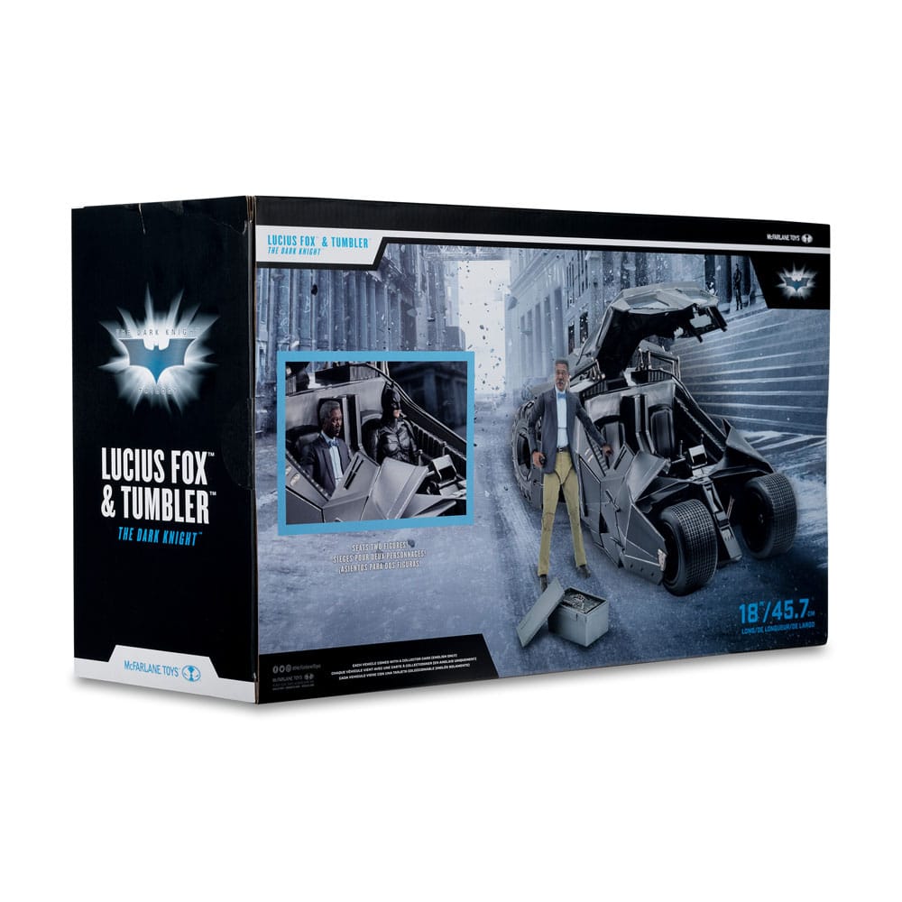 DC Multiverse Tumbler with Lucius Fox (Gold Label) by LAB7 Malta, Europe