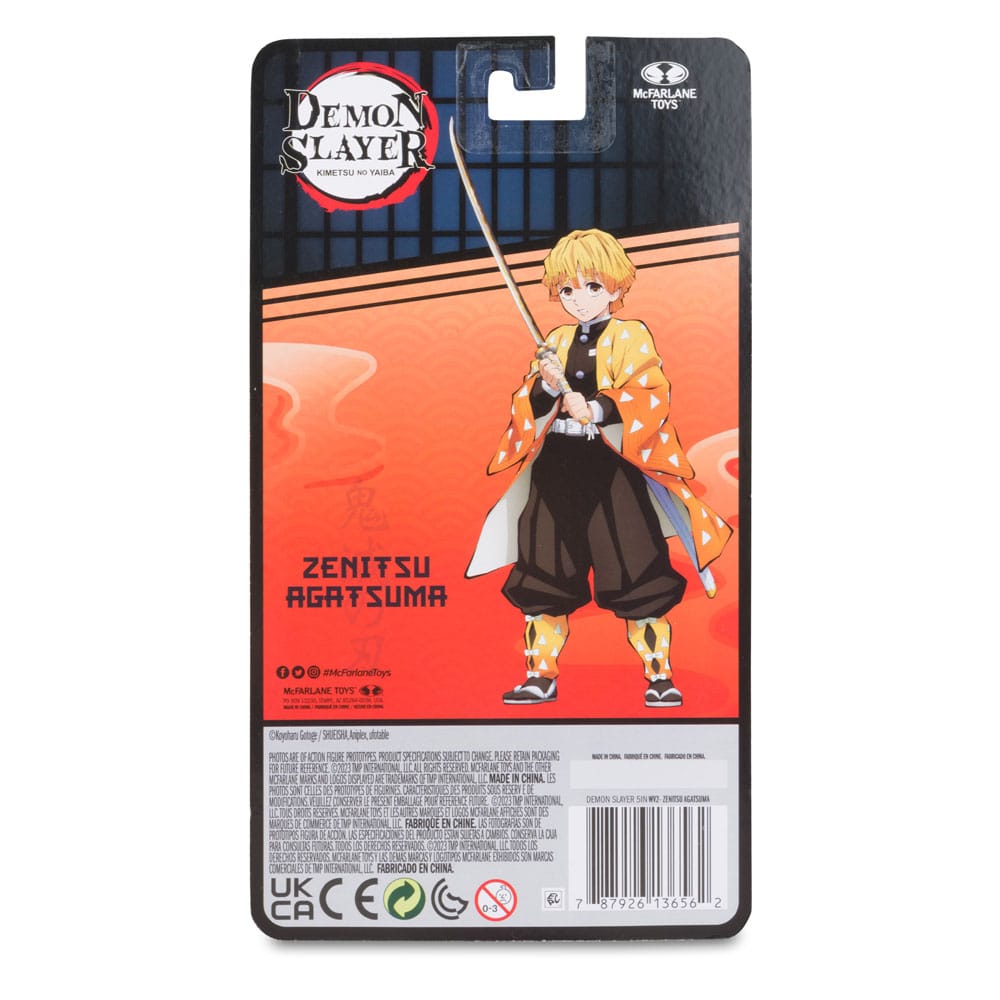 Demon Slayer: Kimetsu no Yaiba Action Figure Zenitsu Agatsuma 13 cm by LAB7 Malta, Europe