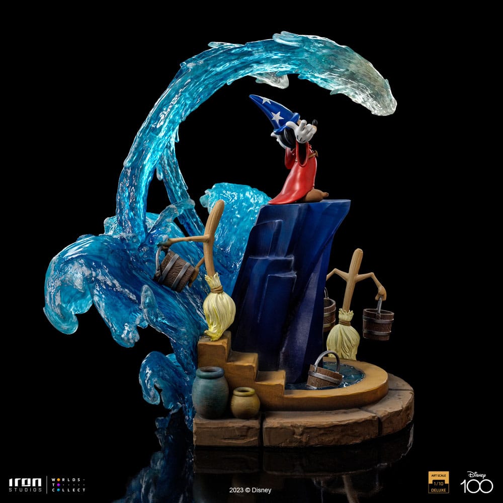 Disney Art Scale Deluxe Statue 1/10 Mickey Fantasia Deluxe 51 cm by LAB7 Malta, Europe