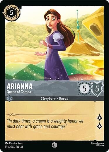 Disney Lorcana - Arianna - Queen of Corona (191/204) (Reign of Jafar)