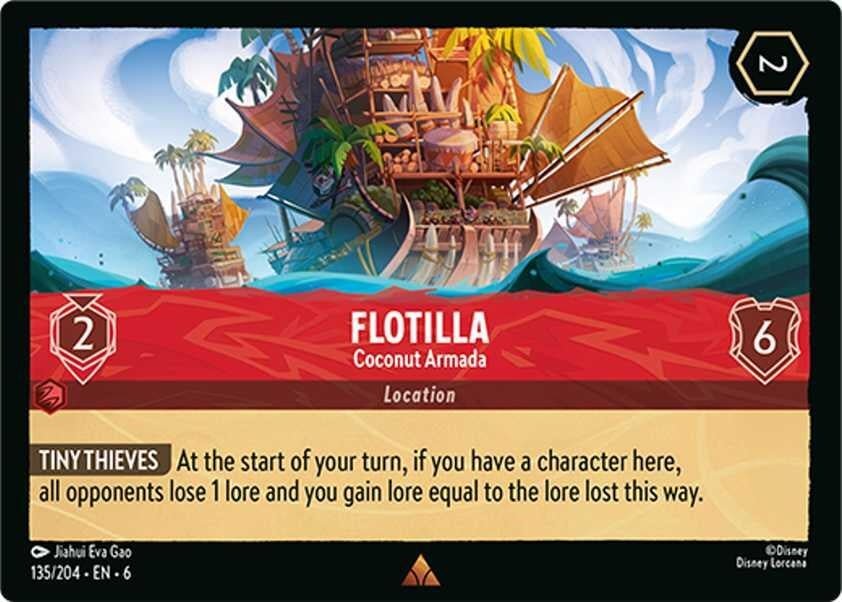 Disney Lorcana - Flotilla - Coconut Armada (135/204) (Azurite Sea)