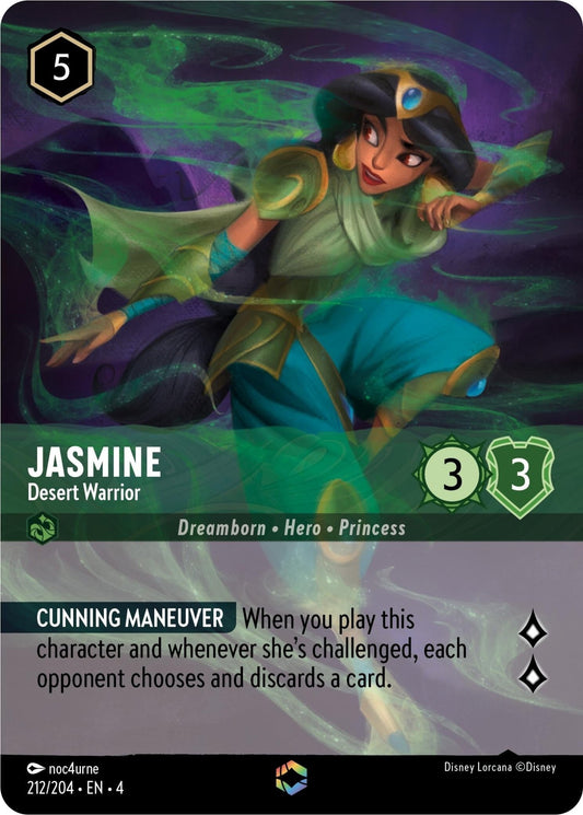 Jasmine - Desert Warrior (Enchanted) (212/204) (Ursula's Return) by LAB7 Malta, Europe
