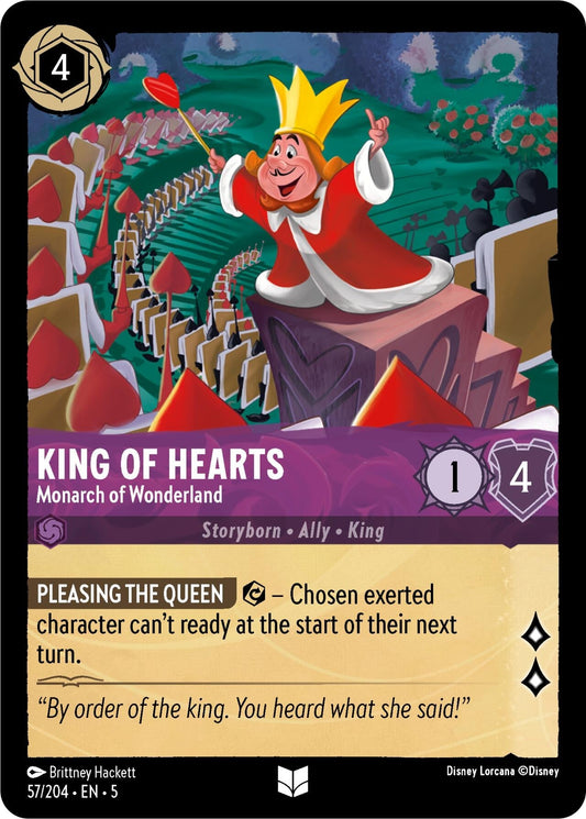 King of Hearts - Monarch of Wonderland (57/204) (Shimmering Skies) by LAB7 Malta, Europe