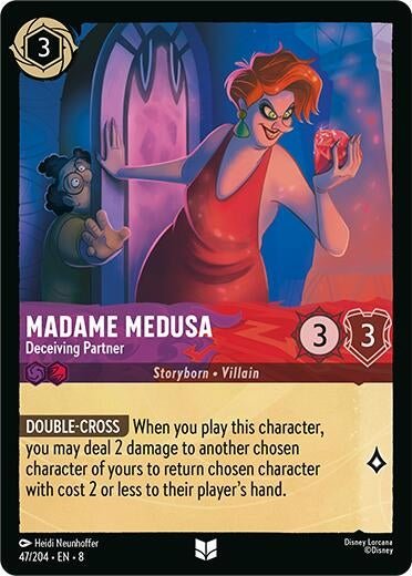 Disney Lorcana - Madame Medusa - Deceiving Partner (47/204) (Reign of Jafar)