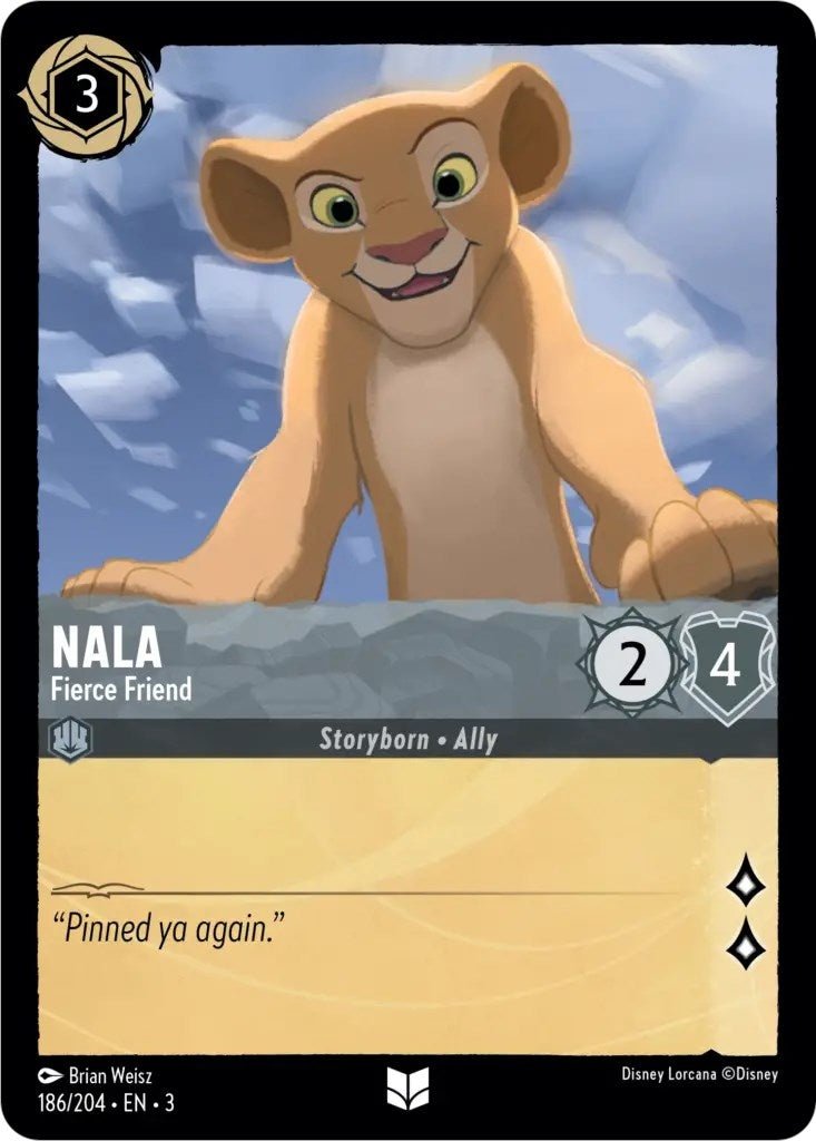 Disney Lorcana - Nala - Fierce Friend (186/204) (Into the Inklands)