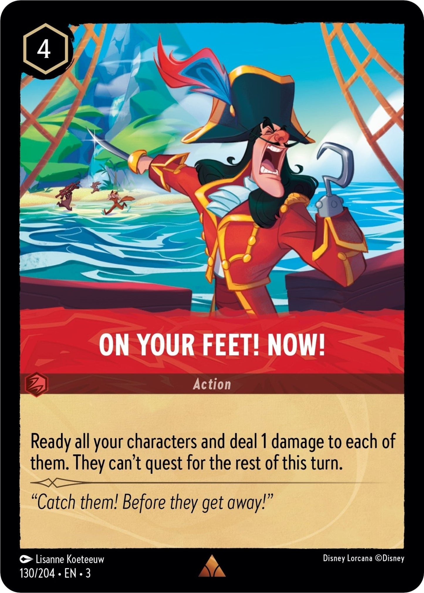 Disney Lorcana - On Your Feet! Now! (130/204) (Into the Inklands)