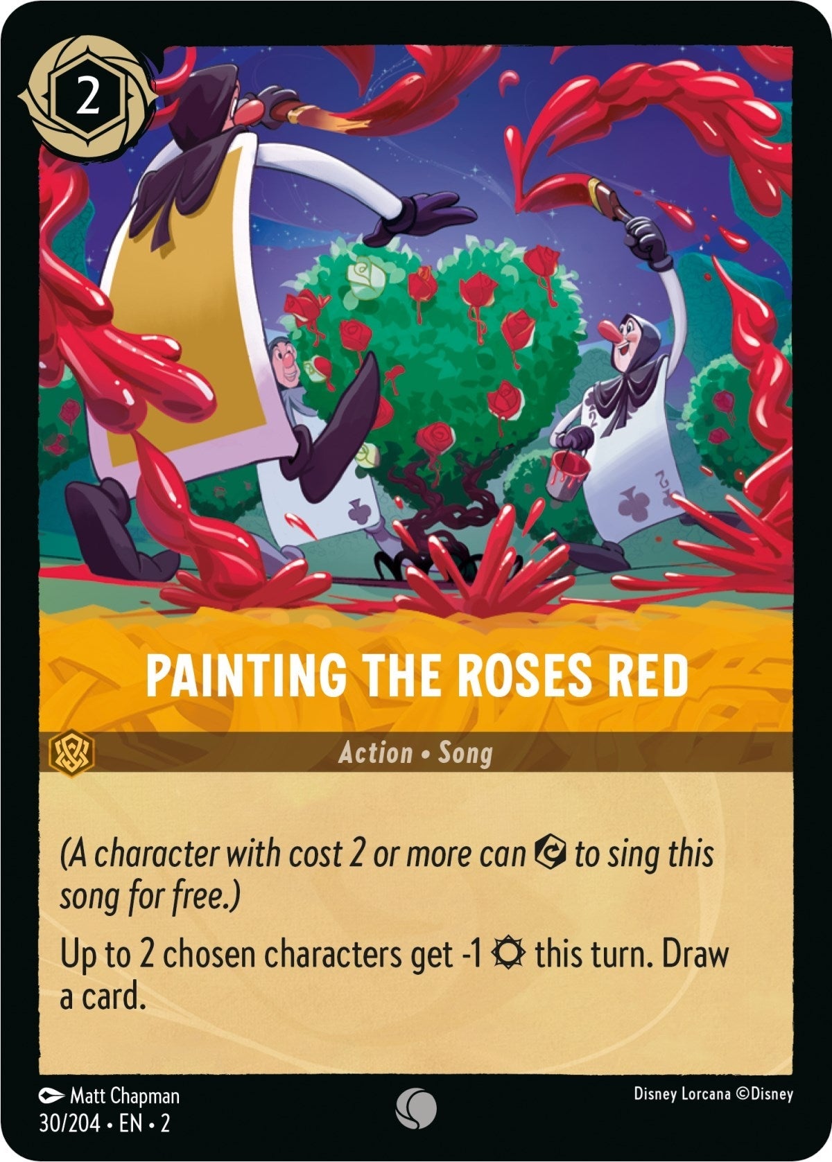 Disney Lorcana - Painting the Roses Red (30/204) (Rise of the Floodborn)