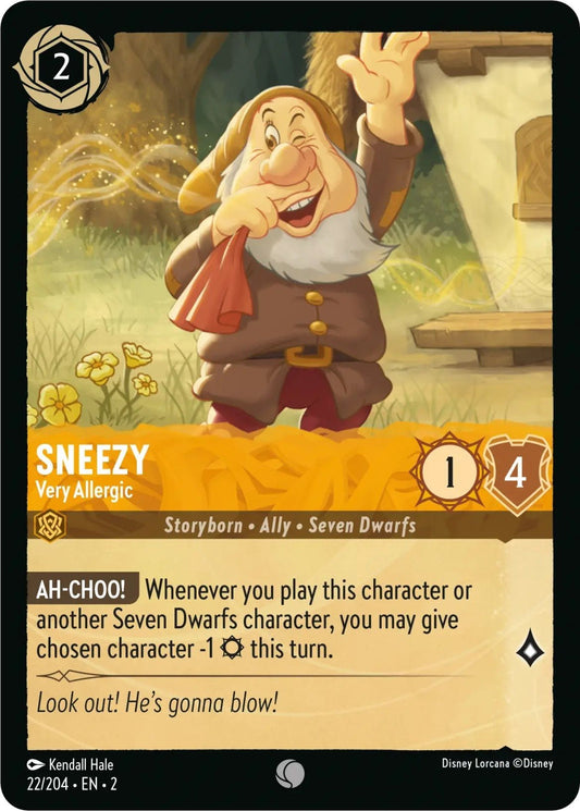 Sneezy - Very Allergic (22/204) (Rise of the Floodborn) by LAB7 Malta, Europe