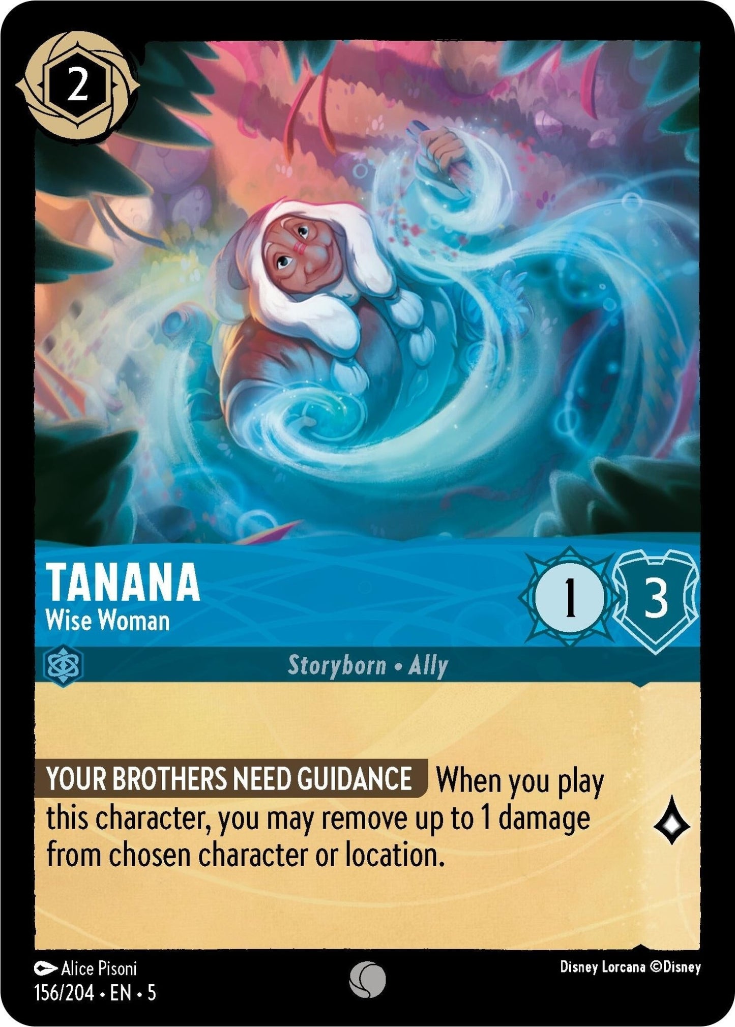 Disney Lorcana - Tanana - Wise Woman (156/204) (Shimmering Skies)