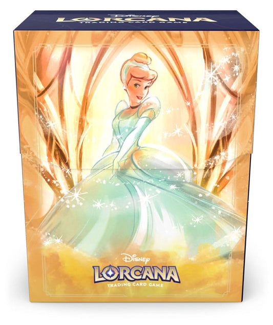 Disney Lorcana TCG Deck Box Cinderella – Elegant Storage for Your Cards by LAB7 Malta, Europe