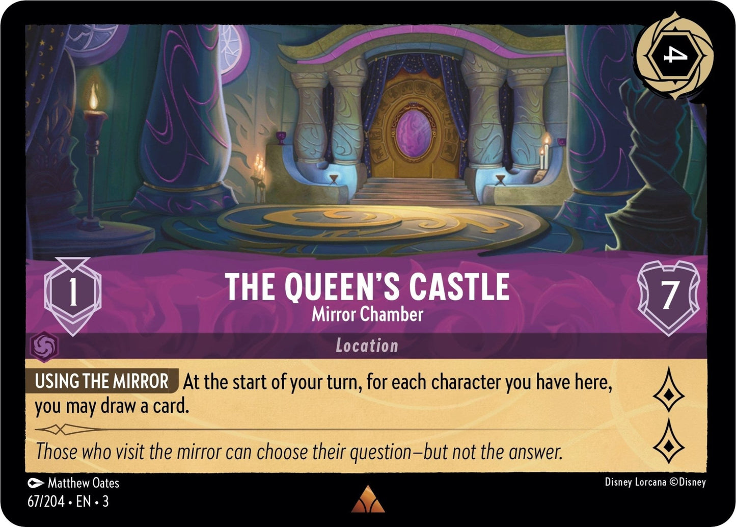 Disney Lorcana - The Queen's Castle - Mirror Chamber (67/204) (Into the Inklands)