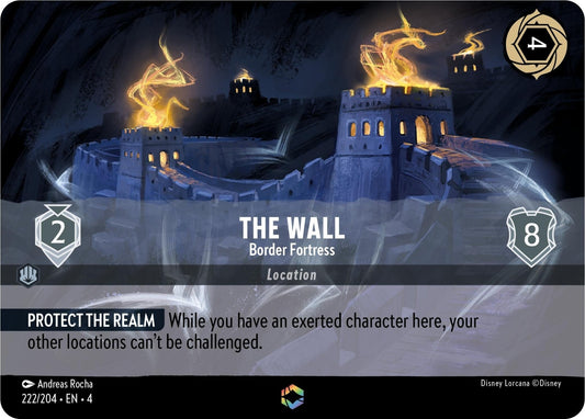 The Wall - Border Fortress (Enchanted) (222/204) (Ursula's Return) by LAB7 Malta, Europe