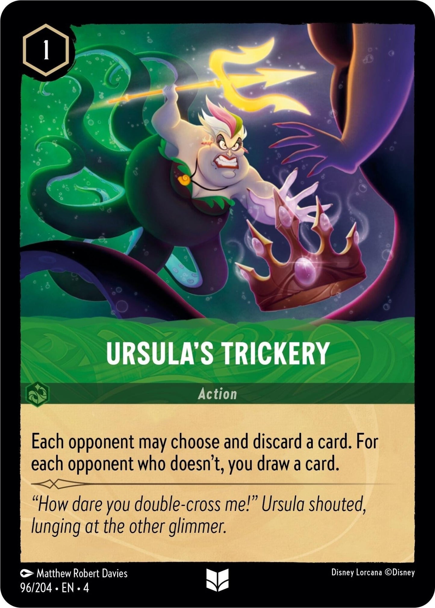 Disney Lorcana - Ursula's Trickery (96/204) (Ursula's Return)