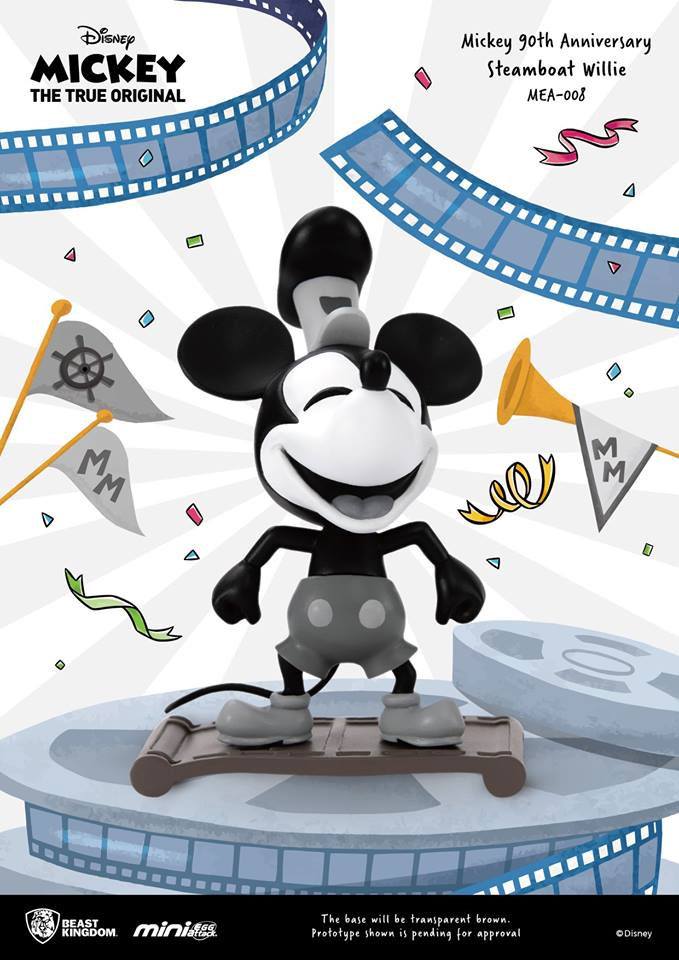 DISNEY MICKEY - Figurine Mini Egg Attack - Steamboat Willie - 9cm by LAB7 Malta, Europe