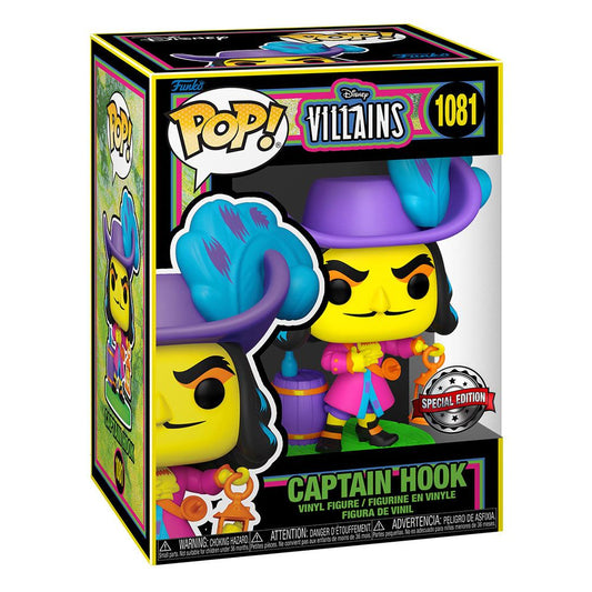 Disney Villains POP! Vinyl Figure Hook (Blacklight) 9 cm by LAB7 Malta, Europe