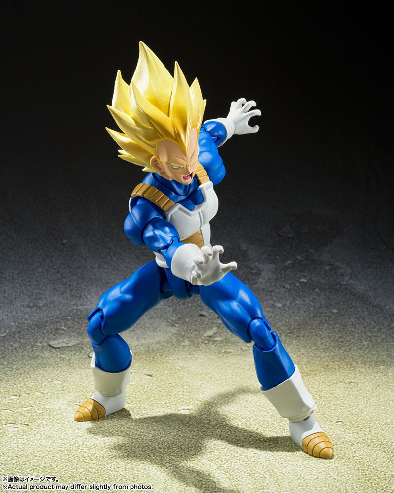 Dragon Ball Z S.H. Figuarts Action Figure Super Saiyan Vegeta (Awakened Super Saiyan Blood) 14 cm by LAB7 Malta, Europe