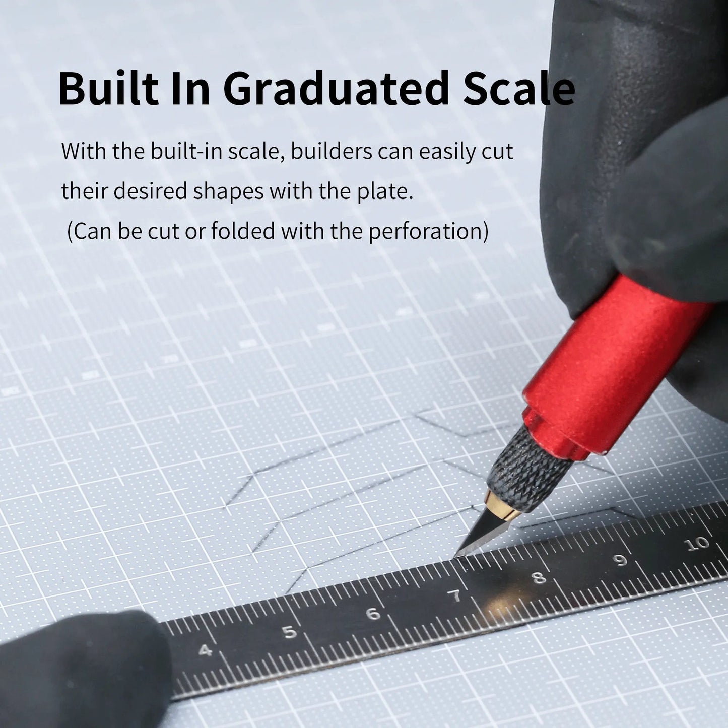 DSPIAE Model Modification Plastic (PLA) Board With Scale by LAB7 Malta, Europe