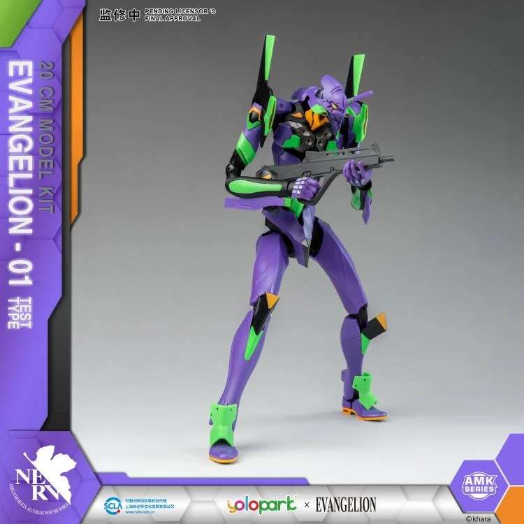 Yolopark - EVANGELION AMK Model Kit Eva - 01 – 20cm Articulated Figure