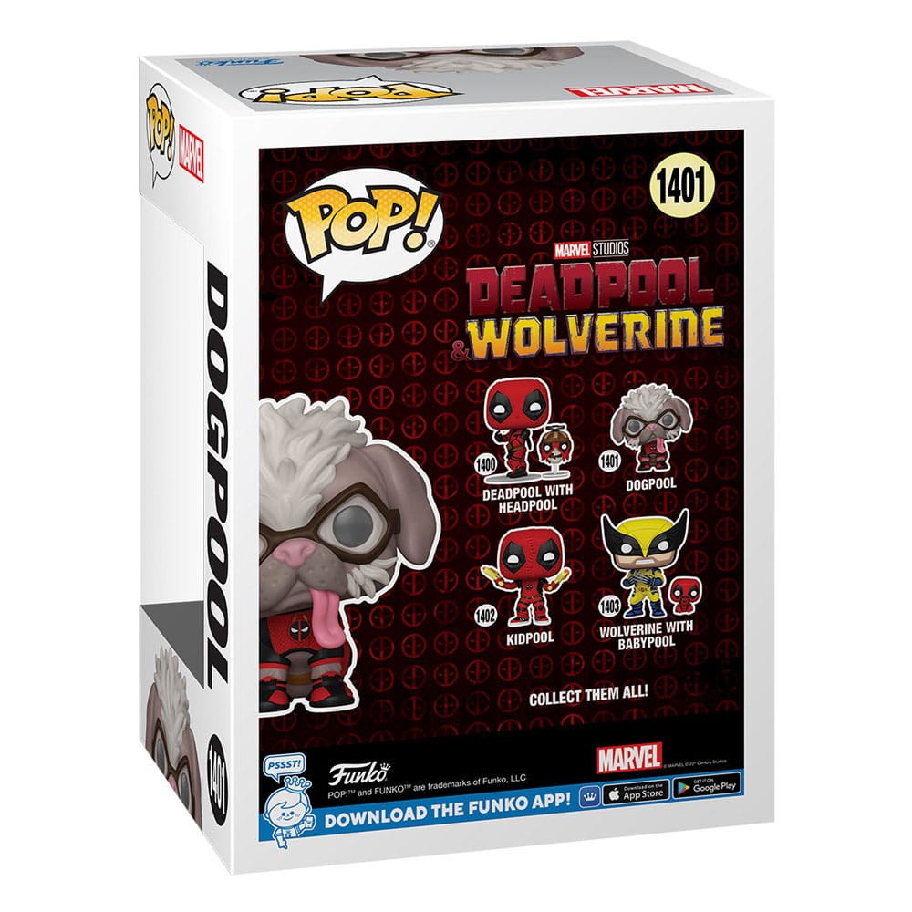 Funko - Funko POP! Dogpool Vinyl Figure 9cm – Deadpool 3 Edition