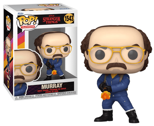 Funko Pop Stranger Things Murray with Flamethrower 1543 by LAB7 Malta, Europe