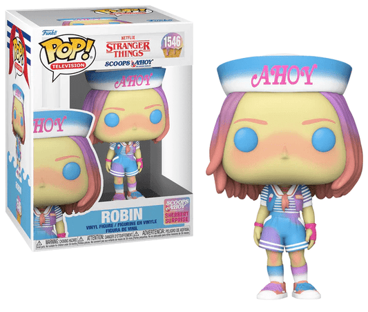 Funko Stranger Things POP Robin Scoops Ahoy Figure – N°1546 by LAB7 Malta, Europe