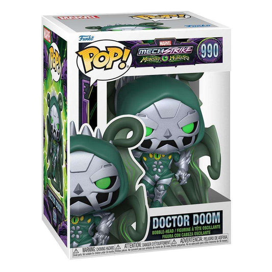 Funko POP! Marvel Mech Strike: Monster Hunters - Doctor Doom Pop! Vinyl Figure 990 by LAB7 Malta, Europe