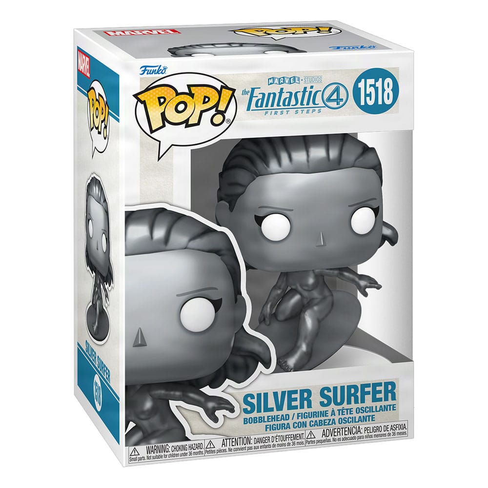 Funko - Funko POP! Silver Surfer – Fantastic Four: First Steps Figure