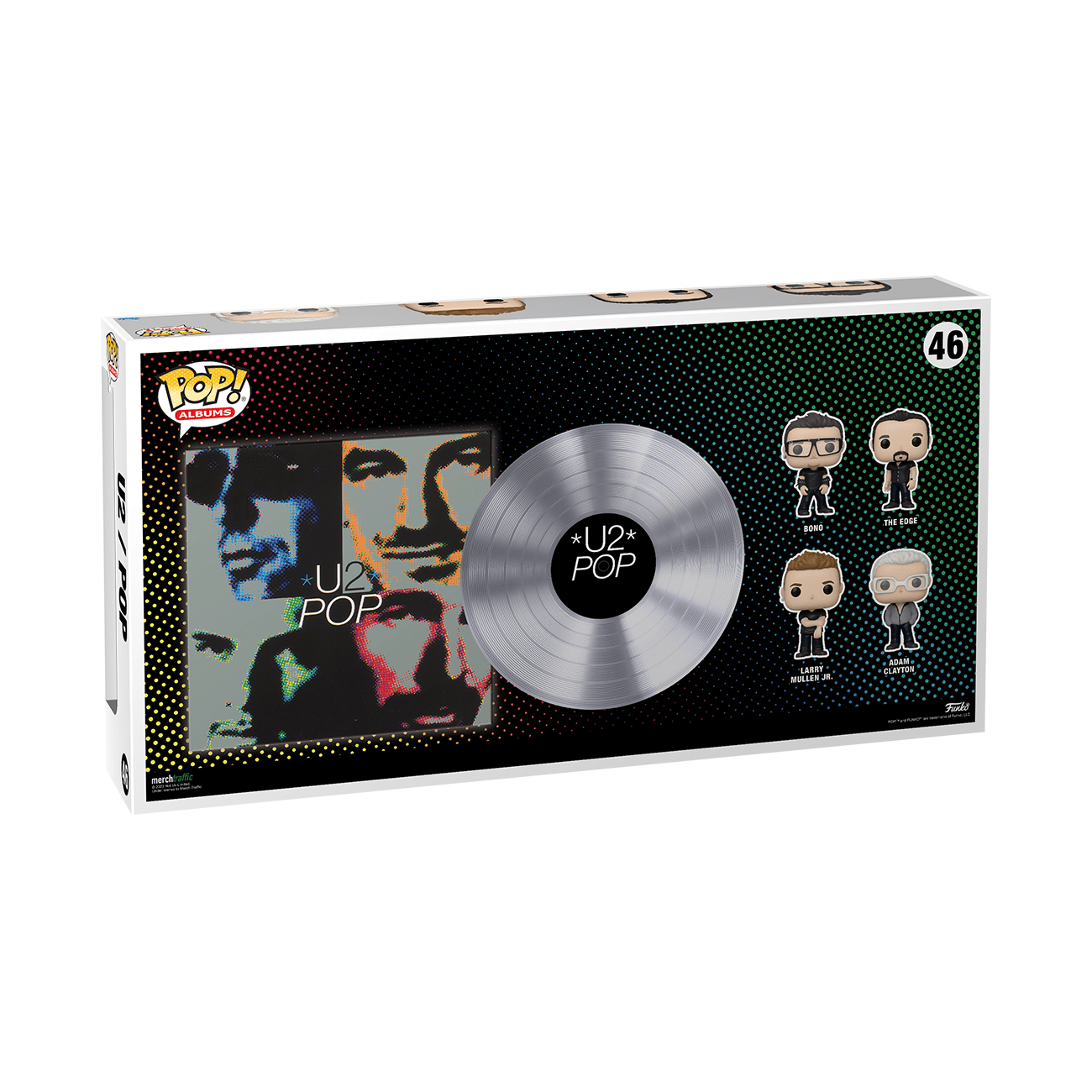 Funko - U2 POP Deluxe Funko Albums N°46 – 4 Figures & Album Display